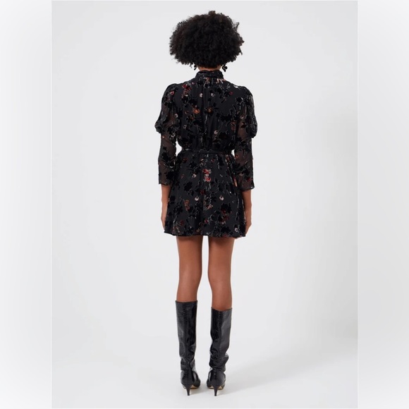 French Connection Guthern Floral Burnout mini dress NWOT - Picture 7 of 10